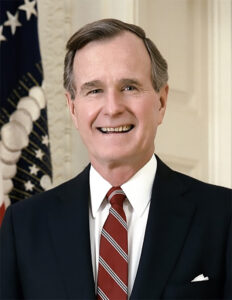 U.S. President George H.W. Bush