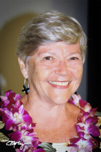Beth McKinnon Hunt (of Samoa) in Laie, Hawaii, 2013 (photo by Mike Foley)