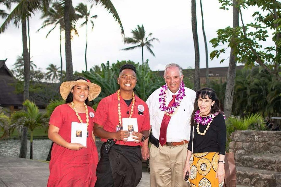 Tim Mocodompis with Elder & Sister Andersen